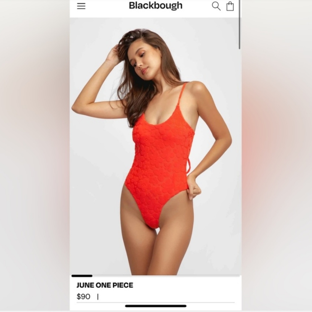Red Blackbough Swimsuit, Size S, NWT